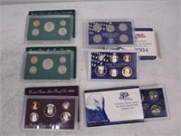 Lot of U.S. Proof Coin Sets - Years As Shown