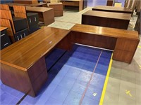 OFFICE SUITE - DESK PLUS MATCHING CREDENZA WITH