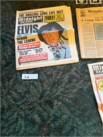 Elvis Presley enquire newspaper