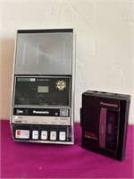 Retro Panasonic Cassette / Tape Recorders