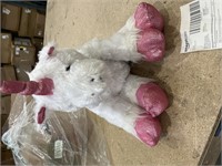 WEWILL 16'' Giant Light up Unicorn Soft Plush Toy