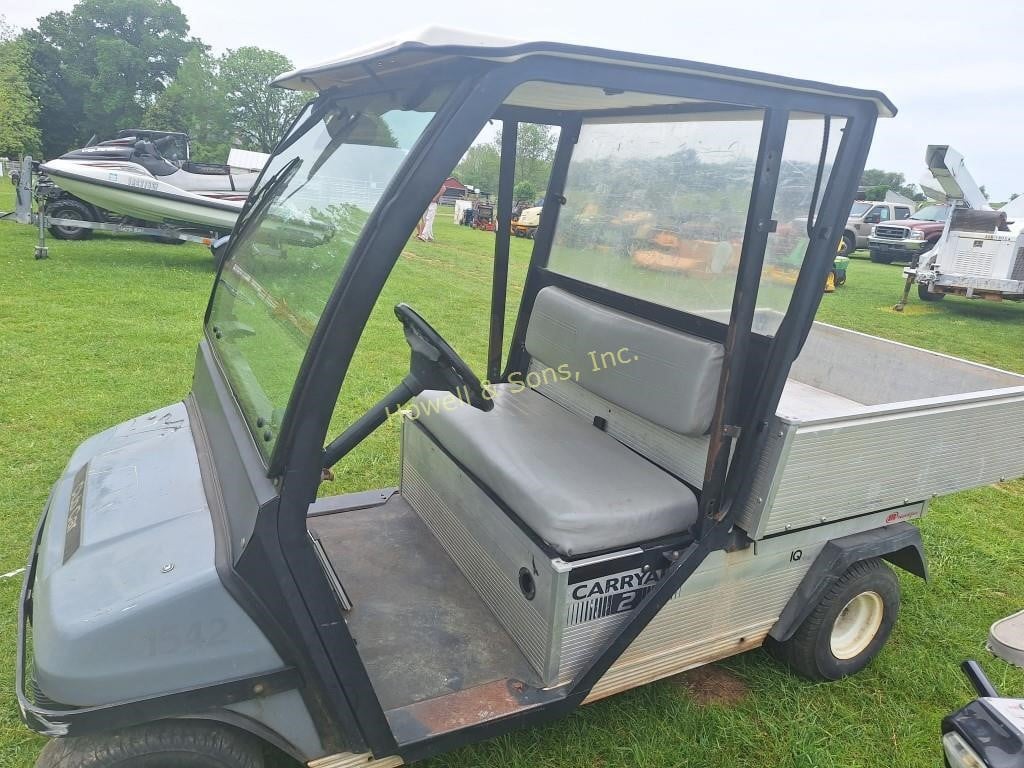 Club Car Carry-All 48V Elec. Golf Cart Manual Dump