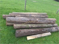 (10) 8" Fence Posts -  8' Long (Each)
