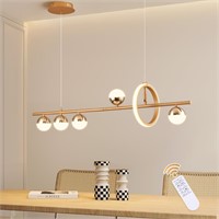 ORANOOR LED Gold Chandelier for Dining Room, Dimma