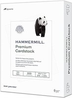 Hammermill White Cardstock, 110 lb, 8.5 x 11 Color