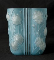Phoenix glass vase ca 1910