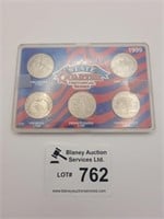 1999 USA State Quarter Historical Series set