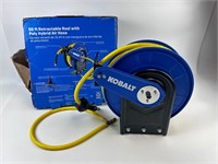 Kobalt 50 Ft Retractable Reel, Poly Hybrid AirHose