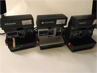 Lot Of Vintage Polaroid Cameras
