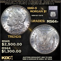 ***Auction Highlight*** 1886-s Morgan Dollar 1 Gra