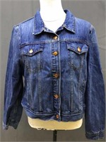 J Crew Denim Jacket Sz Xl Fits Like A Medium