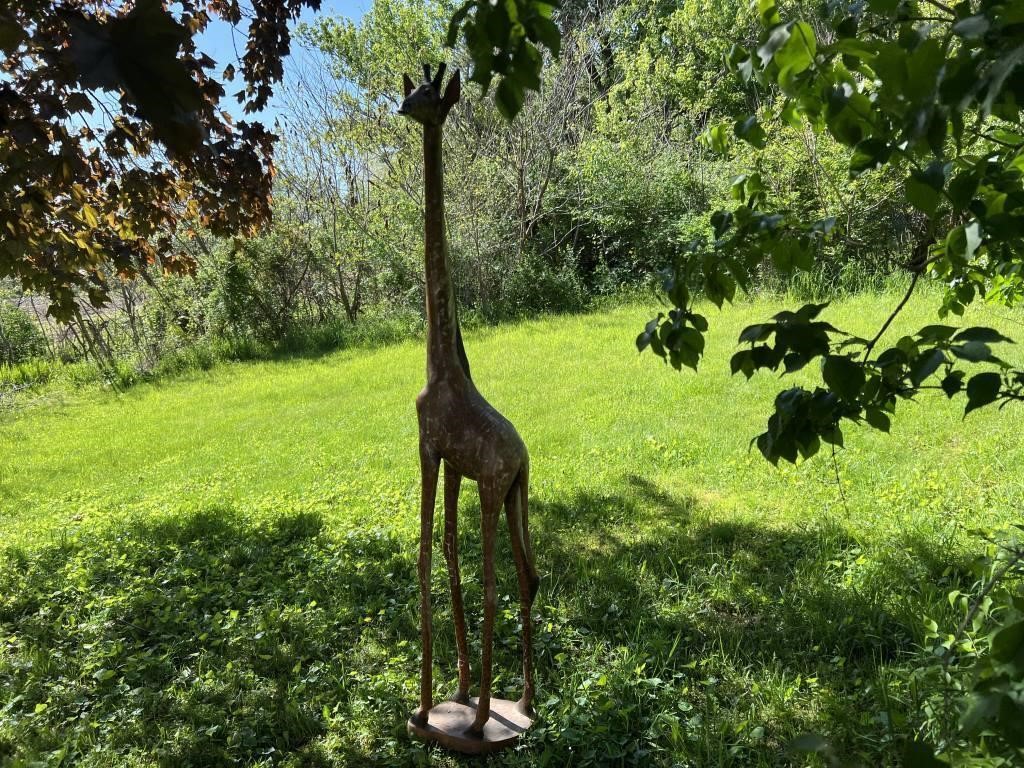 BETTER PICTURES COMING SOON  GIRAFFE STATUE