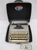 Vintage Smith-Corona Sterling Typewriter w/