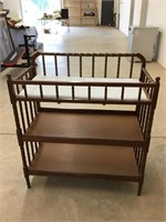 Nice Wood Baby Changing Station 3 Tiers with Pad