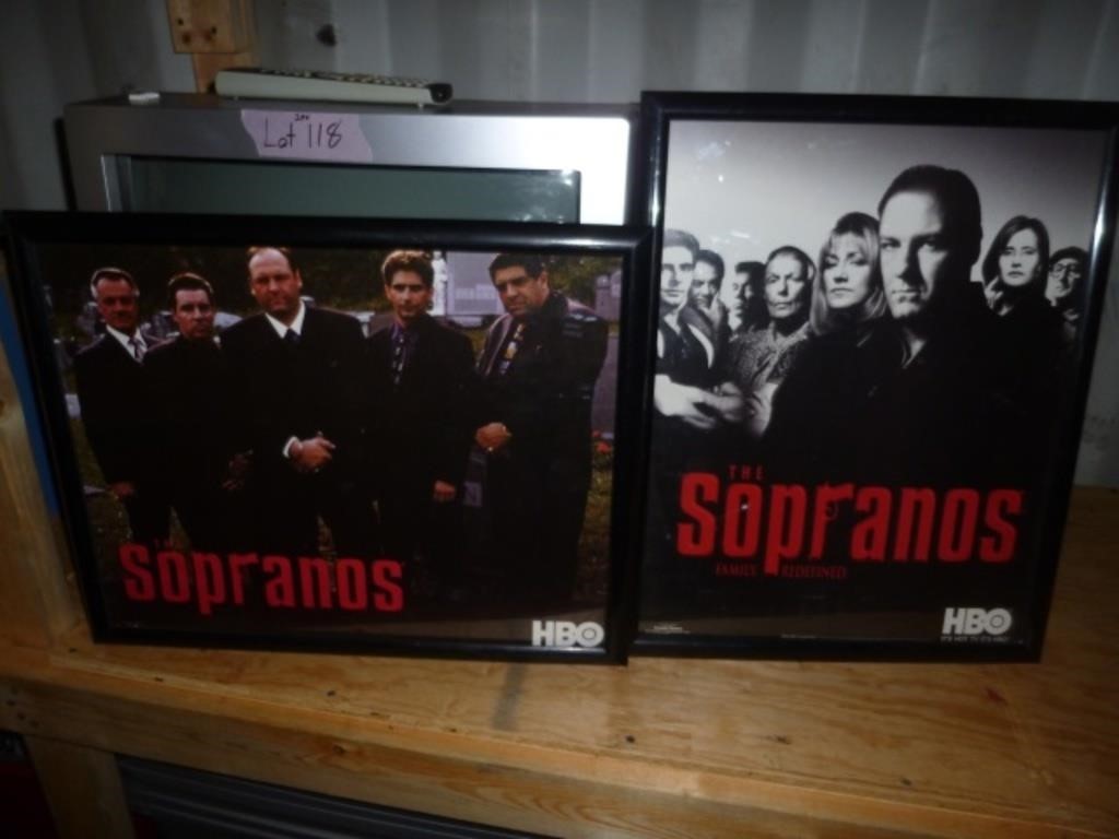 "The Sopranos" HBO - 2pc Movie Poster Set
