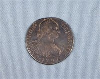 1797 Mexico Spanish Colony 8 Reales Coin