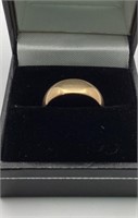 14kt yellow gold dome ring- 4.89 grams