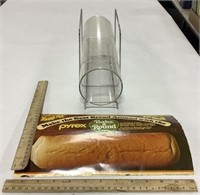 Pyrex Bake A Round bread tube w/ rack