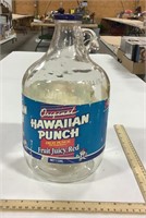 Vintage 1 Gallon Hawaiian Punch Glass Jar