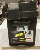 Snap Top marine battery box group 27