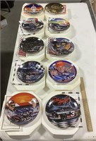10 Hamilton collection of Dale Earnhardt plates