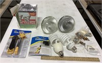 Household lot w/ light bulbs