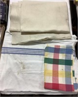 Tablecloth & Blankets - Heavily stained