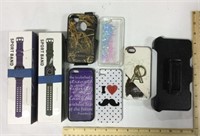 Phone Cases & 5 Apple Watch Bands
