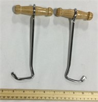 A pair of Boot Hooks