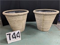 Pair of Composition Planters