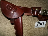 CONFEDERATE STATES BELT WITH HOLSTERS AND
