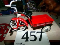HALLMARK KITTY CAR 1950 DELIVERY CYCLE ORNAMENT
