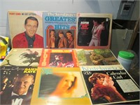 LOT OF 9 ASSORTED VINTAGE RECORDS