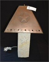 24" Southwestern Texas Star Table Lamp