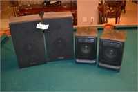 4pcs Various Stereo Shelf Speakers