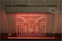 8" x 12" Texas Longhorns Lighted Sign