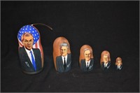 5pc US President Nesting Doll Set