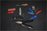 10pcs Various Pocket & Other Knives