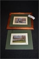 2 Small Philip Gray Signed Prints