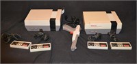2 Oringinal Nintendo Game Systems & Controllers
