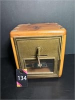 Post Office Box with Key 6.5" W x 53/4"D x 71/2"H