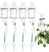 ($25) 4pcs Plant iv Water Drip Bag, Support Plant