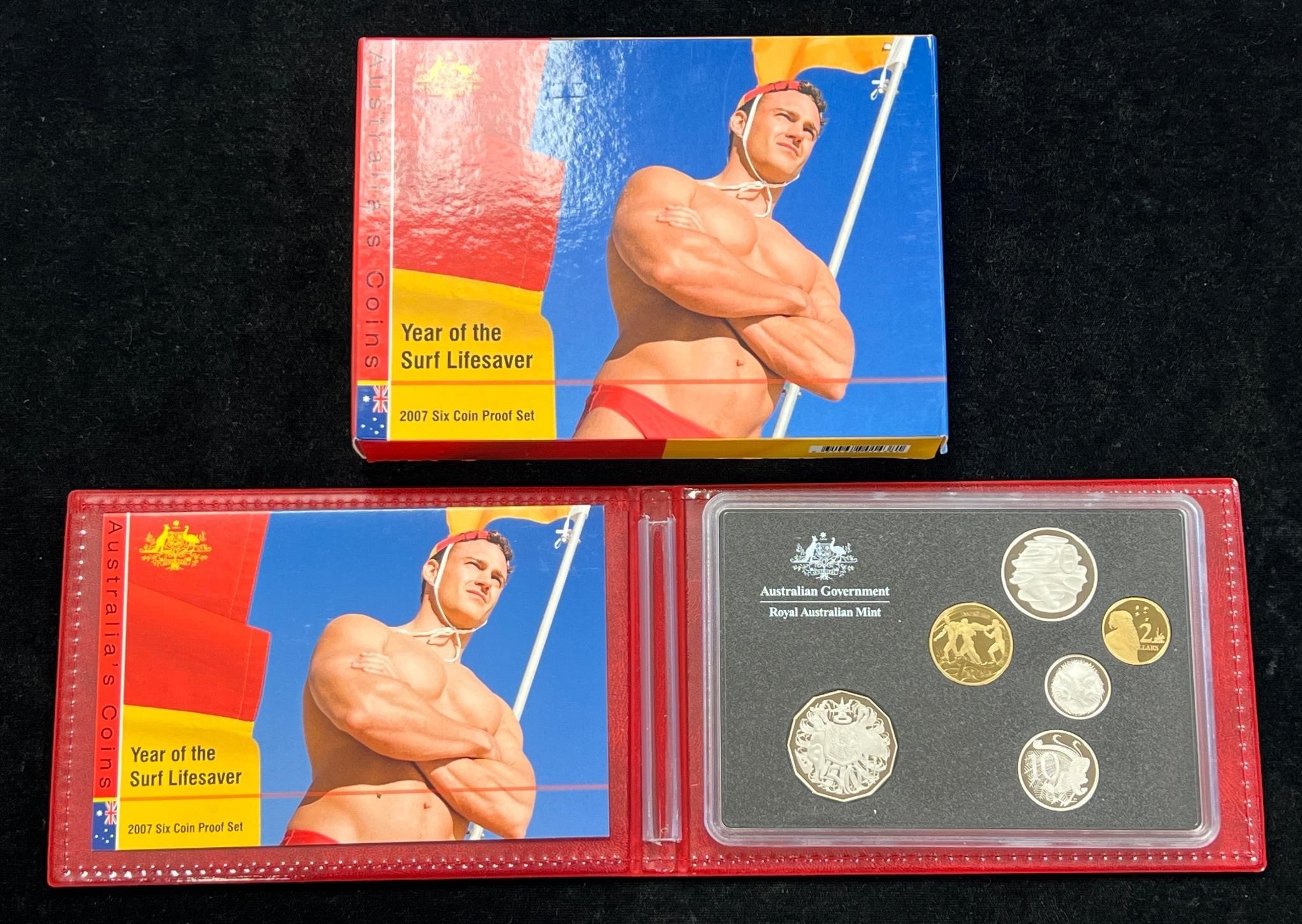 Australian Coins 2007 6 Coin Proof Set in Box