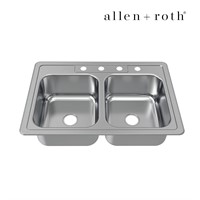 $149  Allen+Roth 33x22 Stainless Steel Sink