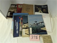 Lot of Vintage Papers - Sea Planes, Cessna, Sports