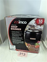 Winco New In Box Deluxe Soup Warmer