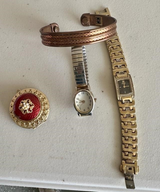 Watch’s- ladies, locket, bracelet