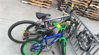 3 adults and kids bikes