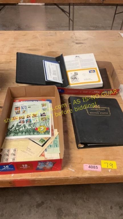 Assorted Stamps + Stamp Books