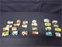 VINTAGE ASSORTED MINI CARS MADE OUT OF TIN CANS